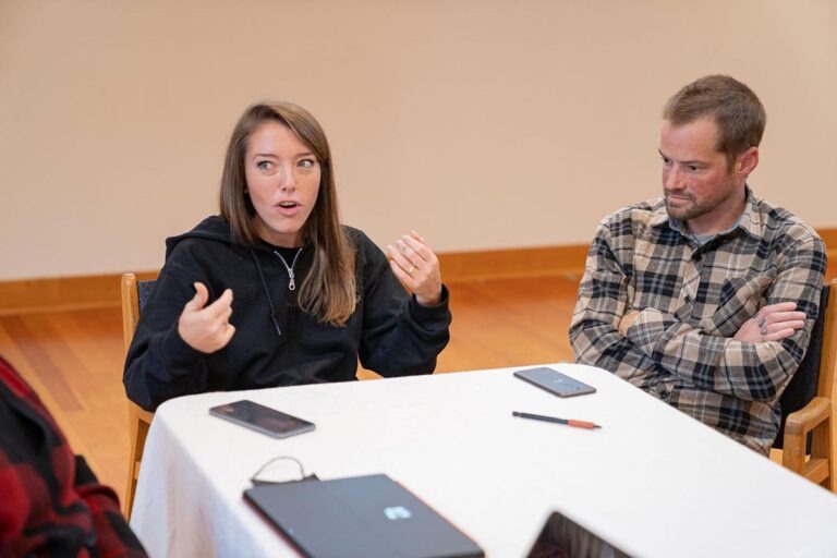 Participants of a group coaching session
